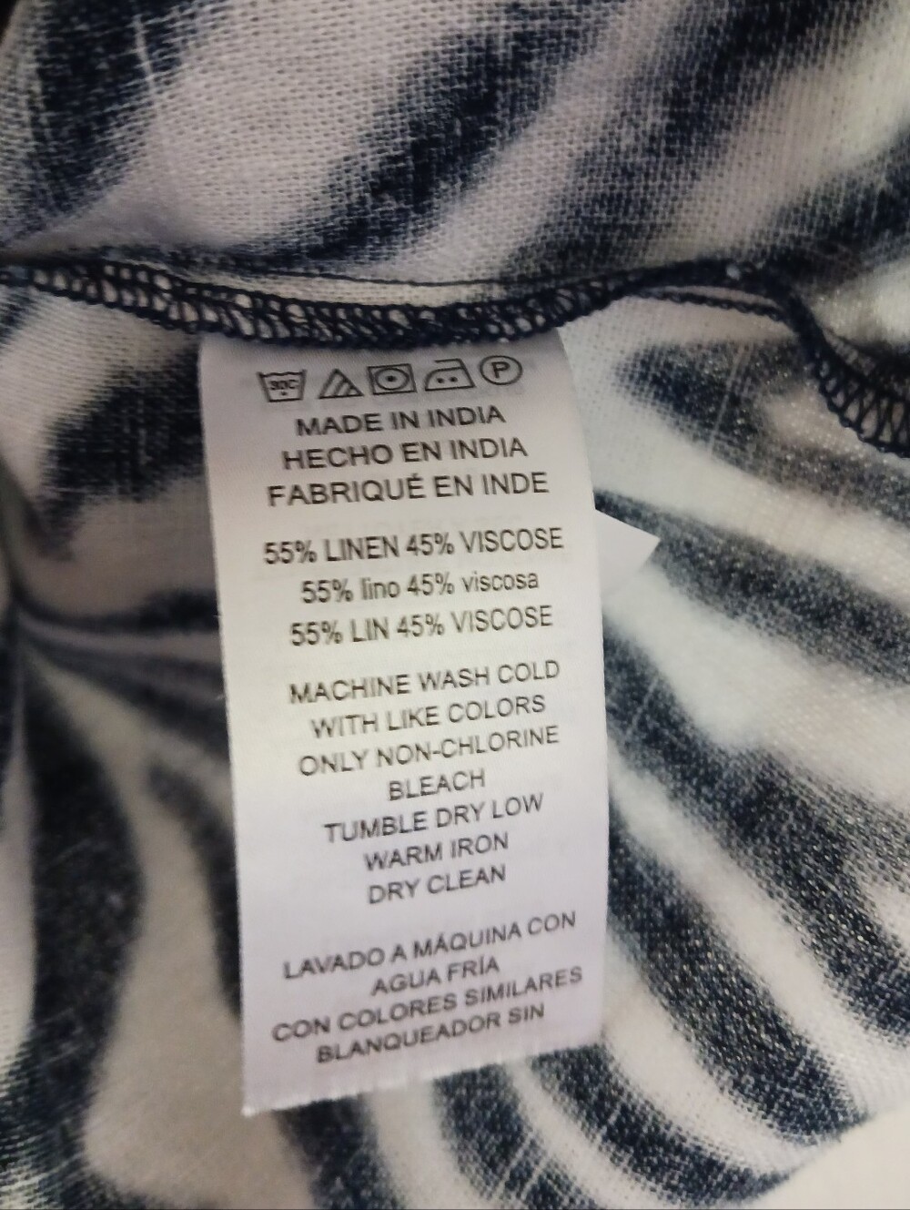 MICHAEL Michael Kors Zebra STRIPE Button-Down Shirt - Picture 5 of 5